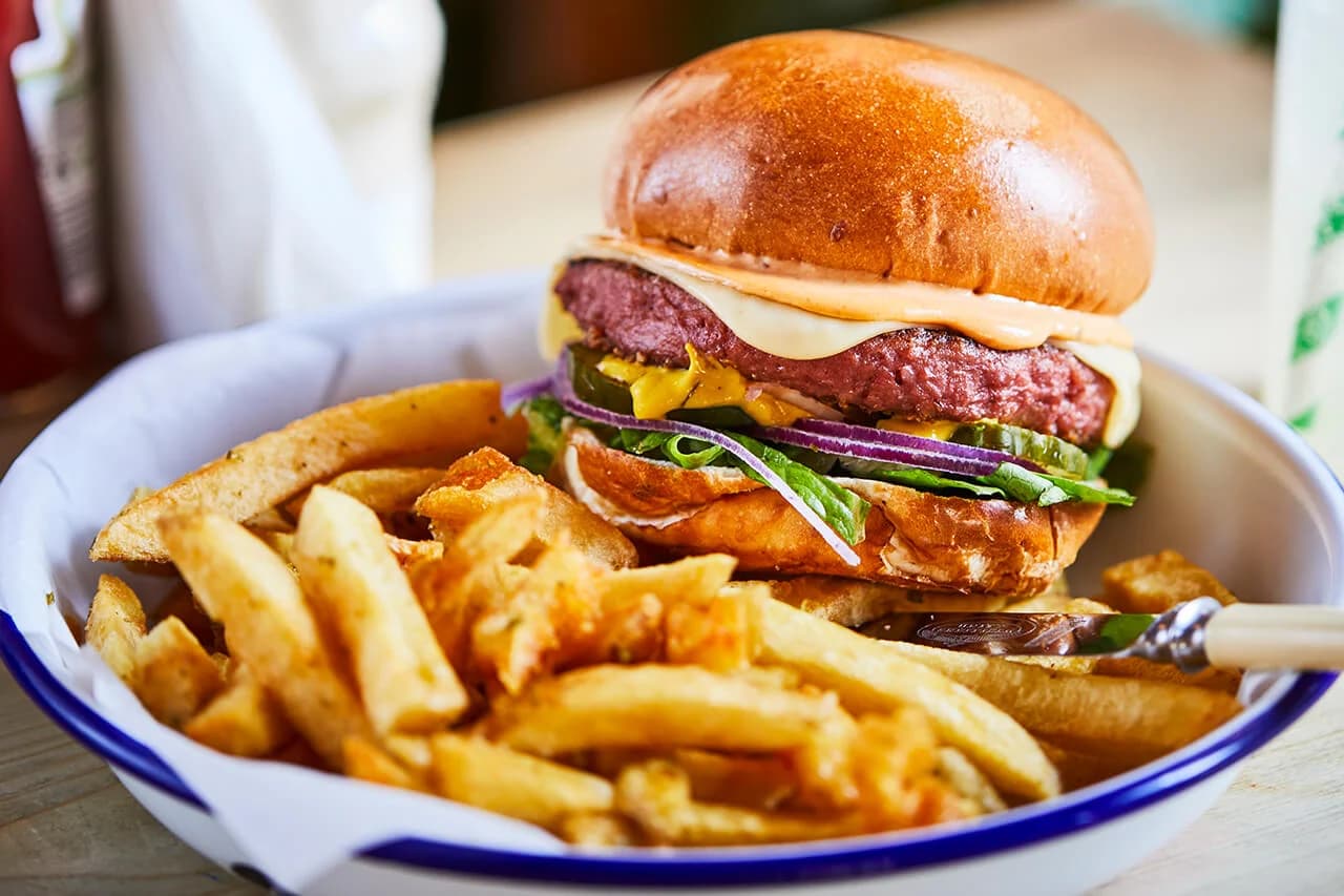 Top spots for plant-based burgers in Covent Garden