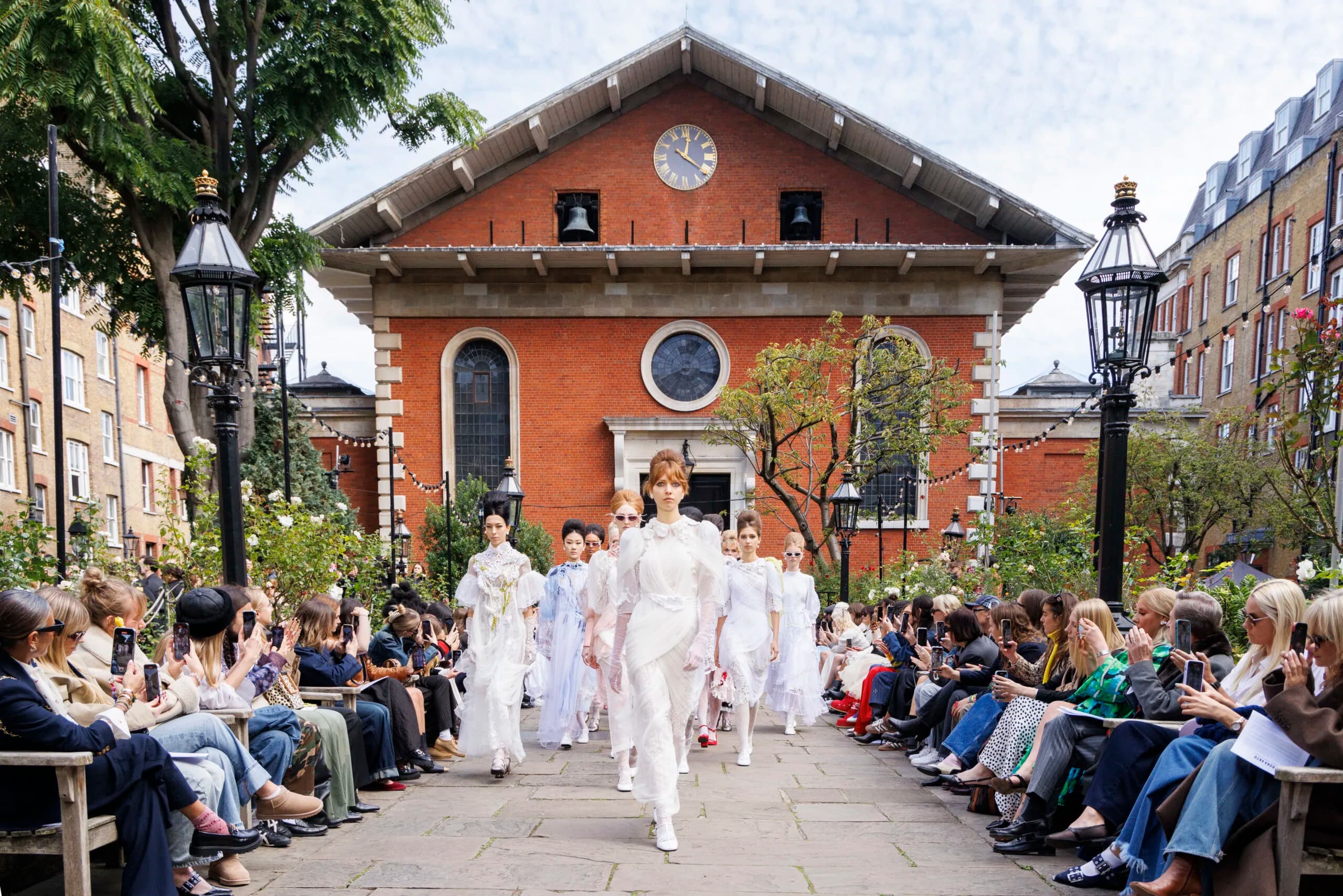 London Fashion Week in Covent Garden