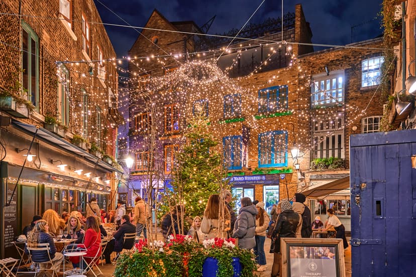 Neal's Yard Christmas Lights